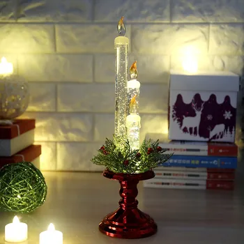 Naujųjų Metų 2021 Elektroniniai Žiburiai Kalėdų Naktį LED Žibintai, Žvakės Kalėdų Dekoracijas Šalis, Dovana, Namų Dekoro Navidad ночники