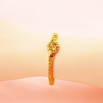 Nekilnojamojo Dubajus 24K aukso apyrankę Langelyje Grandinės Apyrankės Moterims Bangles Papuošalai, Pakabukai papuošalai moteris vyras Elegantiškas Jewellry Dovanos