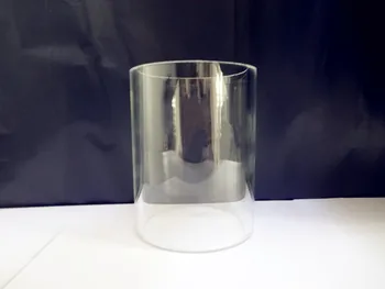Nemokamas Pristatymas Borosilikatinio Stiklo Kolonėlė, Išorinis Skersmuo 90mm ,vidinis Skersmuo 80 mm, Aukštis 100mm Stiklo Stulpelio