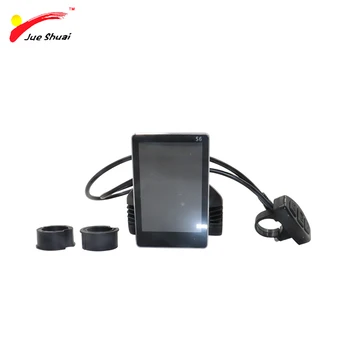 Nemokamas Pristatymas Ebike LCD Ekranas spalvotai 24/36/48V intelligent LCD Ekrane Galima Elektrinis Dviratis dviračio Dalių kontrolė