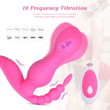 Nešiojami Dildo Vibratorius Nematomas Vibracija Kelnaitės Masturbator Strapon Vibratorių Klitorio Stimuliatorius Panty Vibratorius Moterims Sekso Žaislai