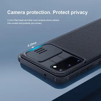 Nillkin Atveju, Samsung Galaxy S20 Padengti CamShield Atveju Skaidrių apsauginis Kameros Lęšio Dangtelį Samsung S20 S20+ Plius 5G Atveju