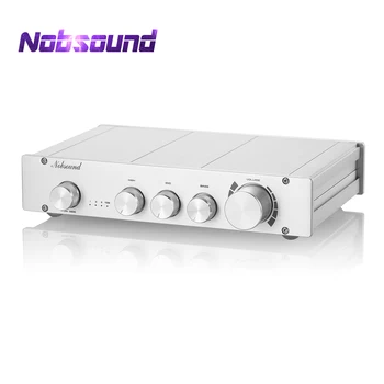 Nobsound HiFi 2.0 Kanalų Stereo Audio Preamp 3-Way Klasės Skaitmeninis Priešstiprintuvio Trigubą/Mid/Bass Control