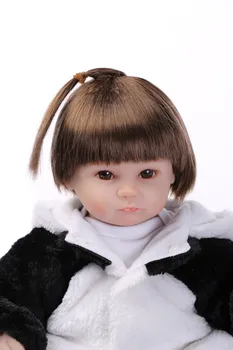 NPK Reborn Baby Doll Realus Minkšto silikono Atgimsta Kūdikiams Mergina 18 Colių Žavinga Bebe Vaikai Brinquedos boneca Žaislas