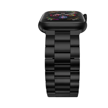 Nuorodą Apyrankę, Apple Watch Band 5 44mm 40mm Metalinis Dirželis iWatch Serijos 4 3 42mm 38mm Pakeisti Watchband riešo Diržas Priedai