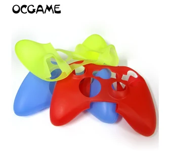OCGAME 50pcs/daug Kelių spalvų aukštos kokybės kontrolierius Odos raštas kreiptuką Silikono Atveju Dangtelis, skirtas 