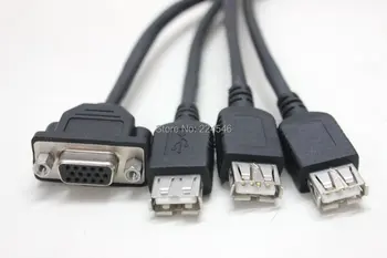 Originalus Didelio tankio multi-funkcija kabelis VGA port USB prievadą Huawei E6000 blade server