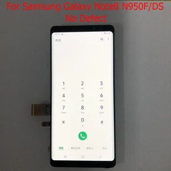 Originalus N950f/ds LCD Samsung Galaxy Note 8 LCD ekranas Su Rėmo Note8 SM-N950A N950F Ekranas Jutiklinis Ekranas skaitmeninis keitiklis Asamblėja