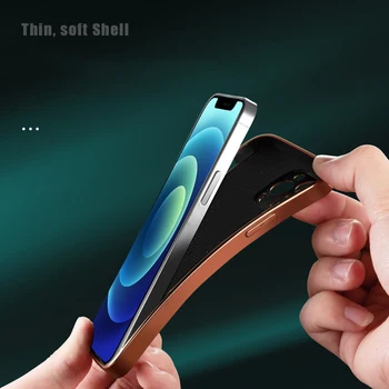 Originalus natūralios Odos Slim Telefono dėklas skirtas iPhone 12 11 Pro XS Max X XR Originali Odos Padengti Huawei P40 Mate 30 40 Prabanga