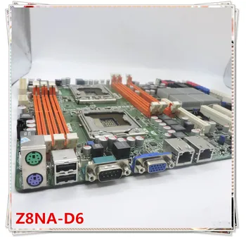 Originalus plokštę Už ASUS Z8NA-D6 LGA 1366 DDR3 dėl Xeon 5500 