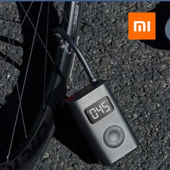 Originalus Xiaomi Mijia Pripūtimo Nešiojamų Smart Skaitmeninio Padangų Slėgio Daviklis Elektrinis Siurblys Motociklo Bycycle Automobilių Futbolas