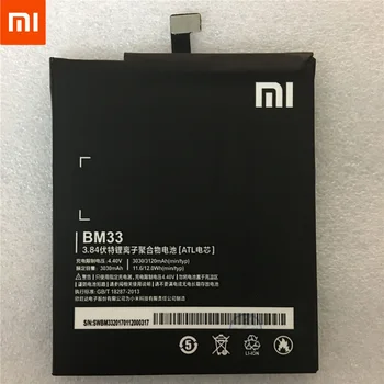 Originalą XIAOMI MI4i Baterija BM33 Už Xiao mi 4i Baterija celular išmaniųjų telefonų Xiaomi Baterijos Pakeitimo Batteria 3120mAh