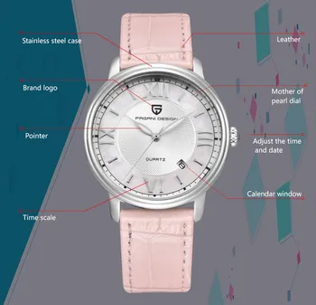 Pagani Prekės ženklo Dizainas Moteris Žiūrėti Mados Kvarciniai Laikrodžių atsparumas Vandeniui 30M Prabanga Lady Suknelė Laikrodžiai Laikrodis Relogio Feminino 2020 m.