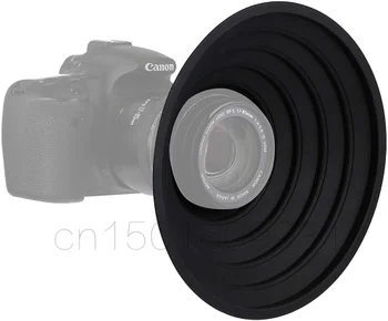 Pagrindinis Fotoaparatas Objektyvo Gaubtą, Anti-reflective Silikono Nuotraukos Gaubtu Atspindys-Free Nuotraukos Canon Nikon Sony Fotoaparatas