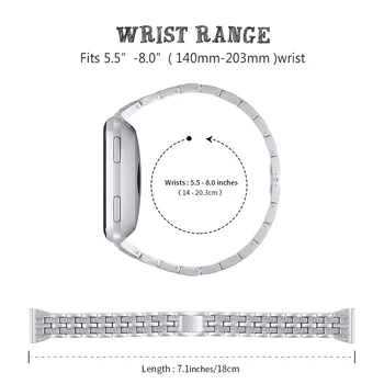 Pasienio aliuminio lydinio metalo diržu, Fitbit Atvirkščiai mados laikrodžių apyrankės pakeitimo apyrankę žiūrėti juostos pakeisti priedus