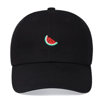 Pavasario ir vasaros naujų kūrybinių arbūzas siuvinėjimas medvilnės beisbolo kepuraitę golfo snapback cap tėtis skrybėlę bžūp didmeninės