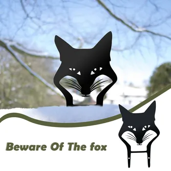 Peeping Gyvūnų, Sodo Skulptūros Ornamentu Saugokitės šunų kačių fox Vejos Namų Puošybai Gyvūnų Kieme Meno Sodininkas Dovana Naujųjų Metų 2021