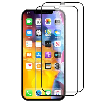 Pilnas draudimas Apsauginis Stiklas iPhone 12 Mini/Pro/Pro Max Grūdintas Screen Protector, iPhone 12 Pro Max 6.7'2020 Lenktas Stiklas