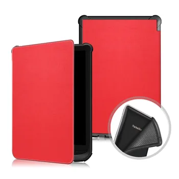 Plonas Magnetas Smart TPU Odos Rubisafe, Skirtas Pocketbook 616/627/632 Funda Dangtelis, Skirtas PocketBook Touch Lux 4 Basic Lux 2 Touch HD 3 Atvejis