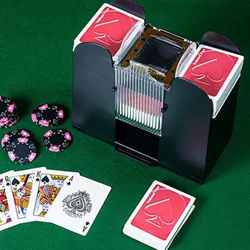 Pokerio Kortelės Automatinis Kortelės Maišyklė Elektros Stalo Žaidimo Kortelės Maišyklė Šeši Deniai Korteles Shuffle Sekundėmis