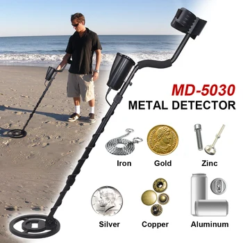 Populiariausių pasaulyje Metalo Detektorius MD-5030 po žeme Aukso Metalo Ieškiklis Treasure Hunter Padidinti gylio Nustatymo Sensitivit