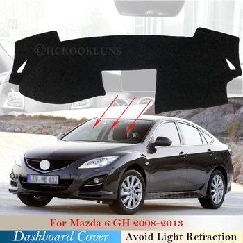 Prietaisų skydelio Dangtelis Apsauginis Padas Mazda 6 2008~2013 GH Automobilių Reikmenys galiniu langu skėtį nuo saulės Kilimų Atenza 2009 m. 2010 m. 2011 m. 2012
