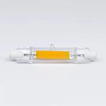 Pritemdomi R7S 10W led šviesos 118mm COB led RX7S lempos J118 led lemputės puikiai pakeisti halogeninės lempos, kintamoji srovė 220-240V