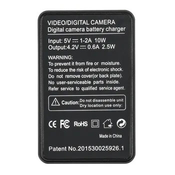 PROBTY EN-EL5 ENEL5 EN EL5 LCD USB Kameros Kroviklis Nikon Coolpix P80 P100 P500 P510 P5000 P5100 3700 4200 5200 7900 baterija