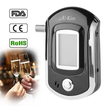 Profesionalus Alkoholio Testeris-LCD Ekranas Skaitmeninis Alkoholio Detektorius Didelio Jautrumo Breathalyzer