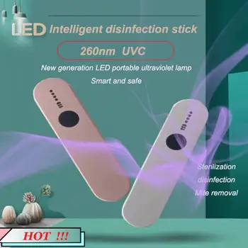 Profesionalus Nešiojamų LED UV Dezinfekavimo Lempos 260nm uv-C Nešiojamą Baktericidiniu Sterilizer Šviesos Namuose Saugos UV Lempa, Kovos su Gripo