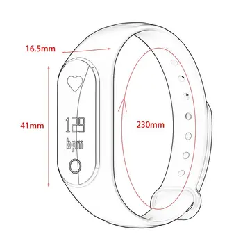 Pulsometer Slimme Horloge Hartslagmeter Smart Raištį Stappenteller Fitneso Raištį Smart Juosta Wekker Smartwatch pk fitbits