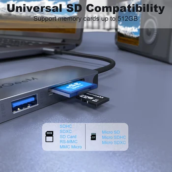 QGeeM USB C Hub Dokas 