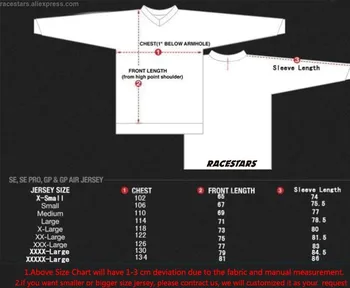 RACESTAR 2020 Motokroso Jersey kalnų Camiseta Ropa MTB MX Kalnų Dviračių DH Marškinėliai MX Įrangą Moto Jersey Dviratį Dviračiu