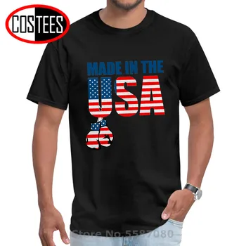 Retro Balboa vasaros Pagaminti JAV marškinėliai Uolų Amerikos Vėliavos Dizainas su Bokso Pirštines, marškinėlius, Kad Amerikoje Didžiosios Vėl marškinėliai
