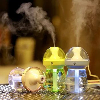 Ribotas Atstumas pardavimo USB oro Drėkintuvas Ultragarsinis Aromato Difuzorius su 7 Spalvų Keitimas LED Šviesos Mini Rūkas Maker Fogger