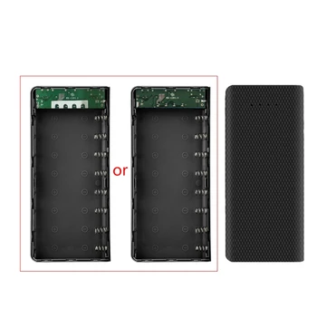 Rodiklis Dual USB 8x18650 Baterija Atveju Galios Banko Shell Įkroviklis, Dėžutė Priedai