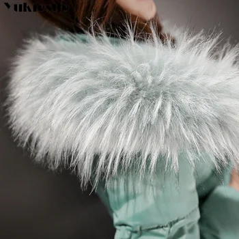 Rudenį ir žiemą naujas moterų korėjos mados didelis plaukų lankelio, medvilnės drabužius moterų trumpas kailis žiemos striukė moterims kailis kailis