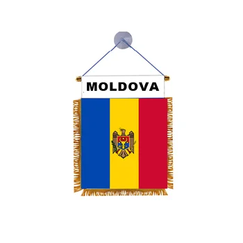 Ryte Užsakymą Moldovos Nacionalinės Vėliavos Automobilių Apdailos Pakabinti Vėliavos Keitimo
