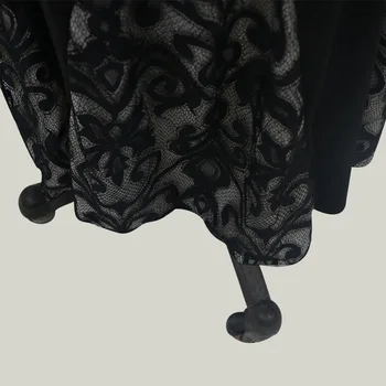 Sexy Nėrinių Tuščiaviduriai Black Maxi Suknelė Plonas Vasaros Undinė Vakaro Suknelės Moterims Vestuvių Suknelės Ilgas Chalatas De Mariage 2020 M.