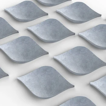 Silikono formos cemento sienos plytų Vandens lašas banguotas dizainas, sienų apdailos plytų fone gipso mechanizmas silikono formos