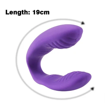 Silikono U Tipo Vibratorius G Spot-Klitorio Vibratorius Stimuliuoja Sekso Žaislas Moterims Erotinio Suaugusiųjų Sekso Žaislas, Skirtas Pora Moterų Masturbuotis