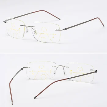 Skaitymo Akiniai Progressive Multifocal Objektyvas Presbyopia Stabdžių Nuovargis Akinius Vyresnieji Geriausia Pardavimo-WT
