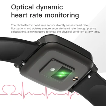 SKMEI T1 Naujas Vandeniui Smart žiūrėti Kūno Temperatūros Matavimas, Širdies ritmo Monitorius Fitness Tracker Smartwatch 