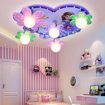 Sophia vaikai miegamojo puošimas led žibintai, už kambarį, patalpų liustra apšvietimo šviestuvai lubų lempos kambarį apdaila
