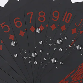 Spalvotų Matinio Vandeniui Kortos Dovanų/Šalis/Šeimos Žaidimas 63x89mm/57x87mm Magija Plastiko Pokerio Kortos