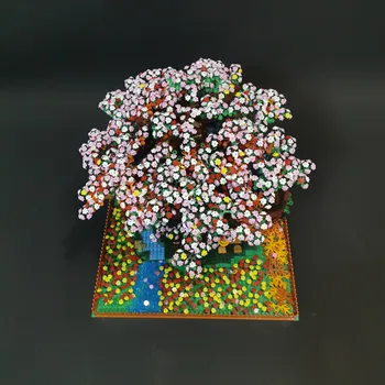 SS Cherry Blossom už Tree House Versija Idėjų Serijos Suderinama WIith 21318 Pastato Blokus, Plytas, Vaikams mokomieji Žaislai Dovana