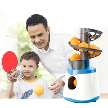 Stalo Teniso Robotas Mašina, Vaikams, Vaikų Ping Pong Žaidimas Mokymo Patirties Nešiojamų Nemokamai 10vnt Kamuoliai