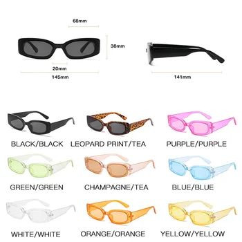 Stačiakampis, Kvadratas Saulės Akiniai Moterų 2020 Prekės Retro Mados Akiniai nuo saulės Moterų UV400 occhiali da vienintelė Moteris Didmeninės akiniai