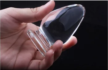 Stiklo Mini Analinis Žaislai 8*4cm, glassButt Kištuko,Sekso Žaislai suaugusiems, Kieme plug moterų/vyrų