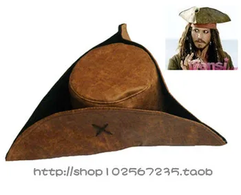 Suaugusieji Halloween Party Hat Cosplay Kostiumų Jack Piratų kapitonas Perukas Pirate Hat piratų B-2916